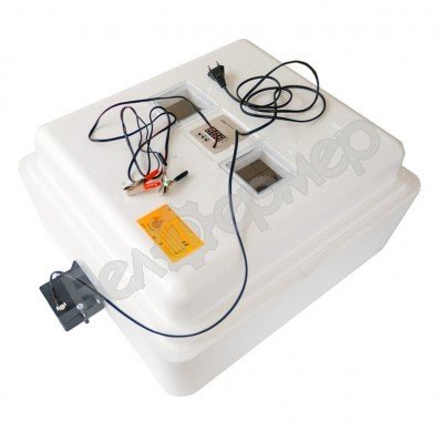 Инкубатор Несушка на 77 яиц (автомат, цифровое табло, вентилятор, 220+12В) + Гигрометр