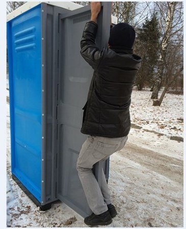 Туалетная кабина Lex Group Toypek, синяя
